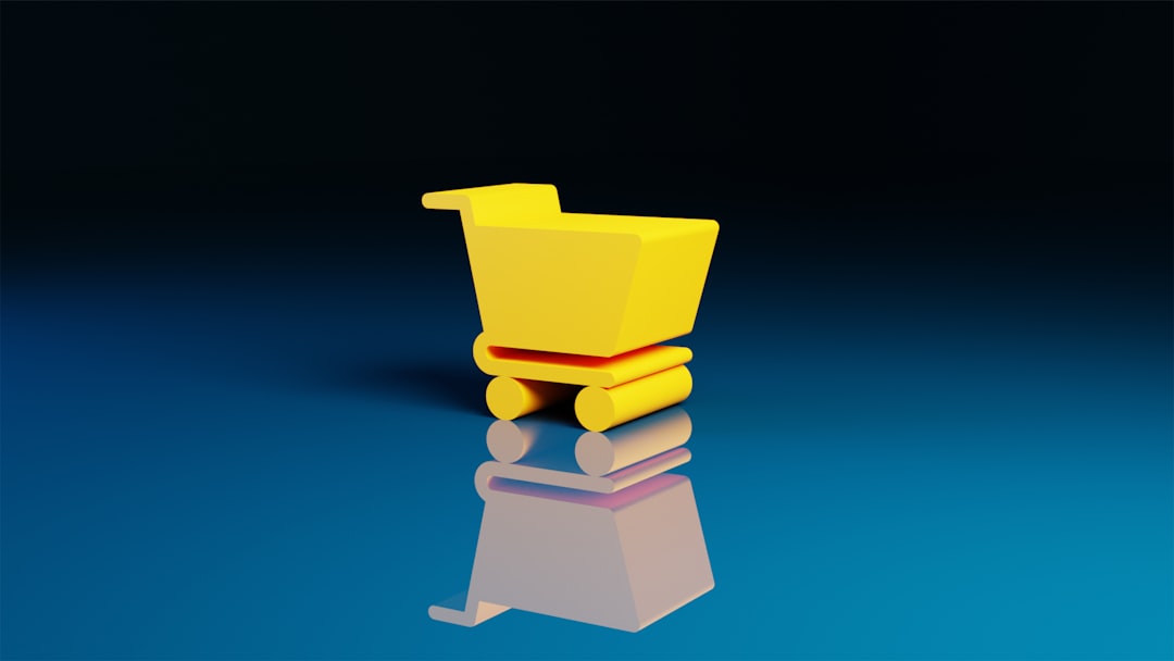 a-yellow-chair-sitting-on-top-of-a-blue-floor-p4phr9ndct0